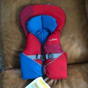 LLBean Infant PFD Life jacket NWT